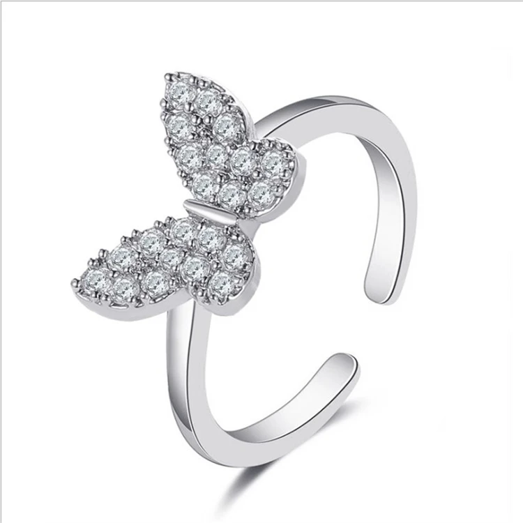 butterfly ring diamond