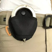 Tactical Gear Hunting Bag Polyester Handcuff Case with Zipper Closure for Duty Belt Accessories Combat Training Molle Pouch