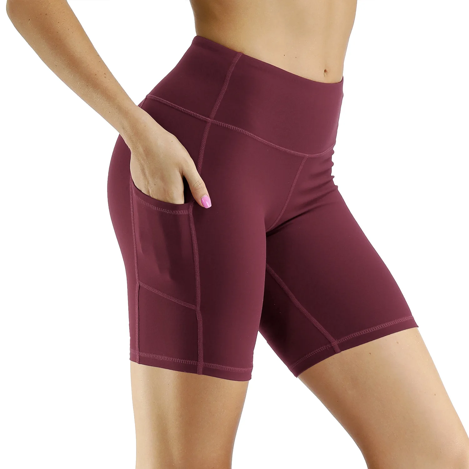 Nylon Biker Shorts Women Gym Shorts With Pocket High Waisted Athletic  Compression Tights For Woman - Buy Biker Shorts,Gym Shorts Women,Women Gym  Shorts With Pocket Product on Alibaba.com