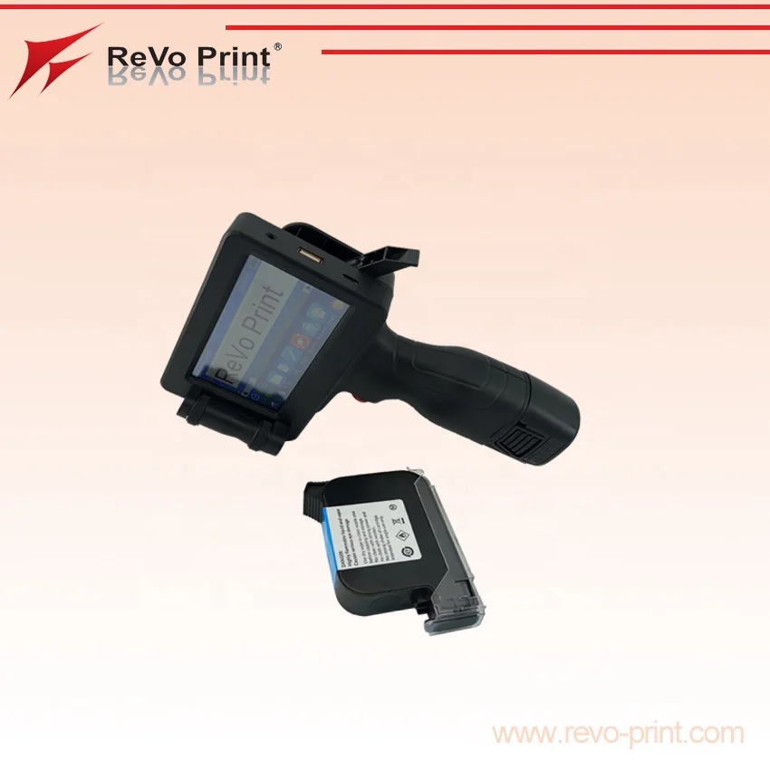 2025 RevoPrint Batch Code Portable Handheld Inkjet Printing Machine for Fast Dry Batch Coder Egg Date Expiry Number Date