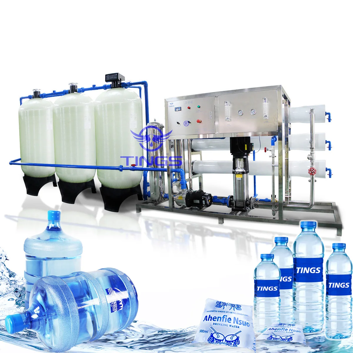 Automatic RO Water Purifier Machine Water Treatment Plant for Drinking Water