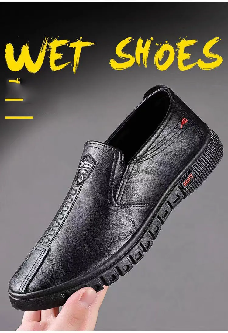 New Fashion High Quality Business Casual Walking Luxury Leather Shoes for Men   2024 Leather Working Shoes
