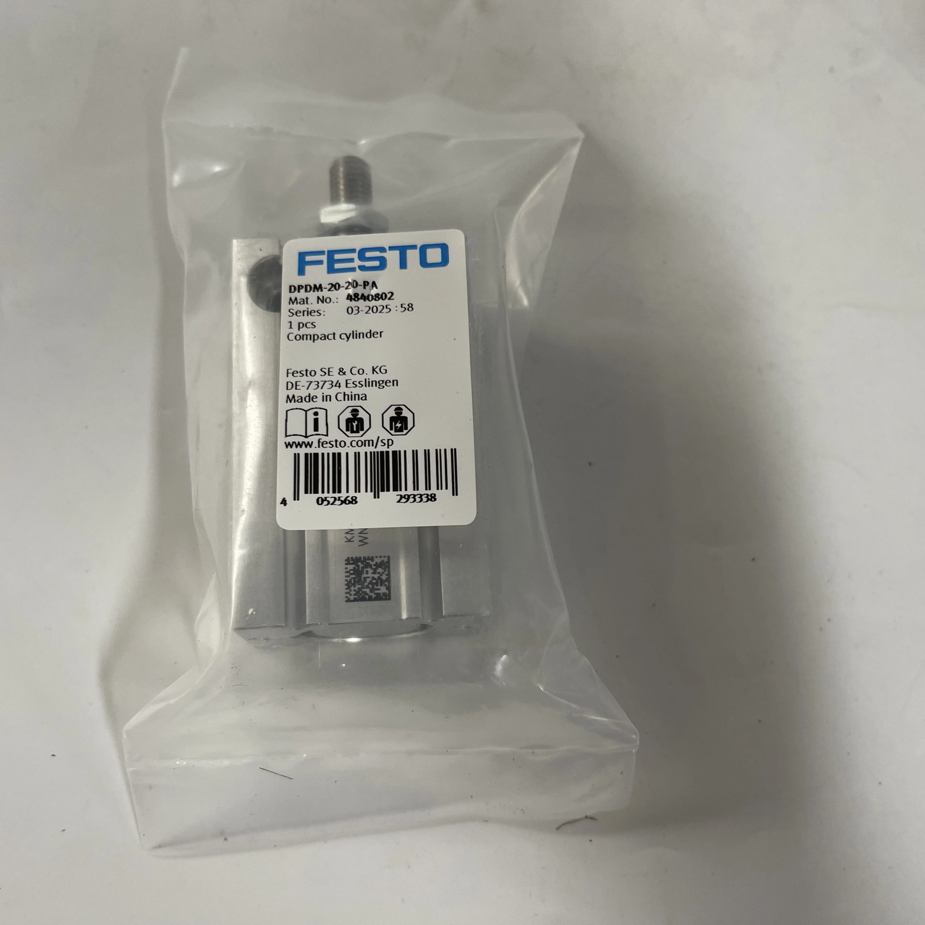 FESTO Compact Cylinder DPDM-20-20-P-A