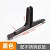 Black screen stand-adjustable foot pads