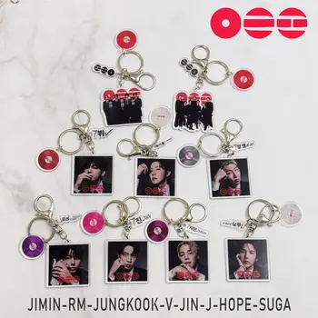 3Pcs/set Jungkook V JIn World Tour ARIARNG Digital Photo Keychain
