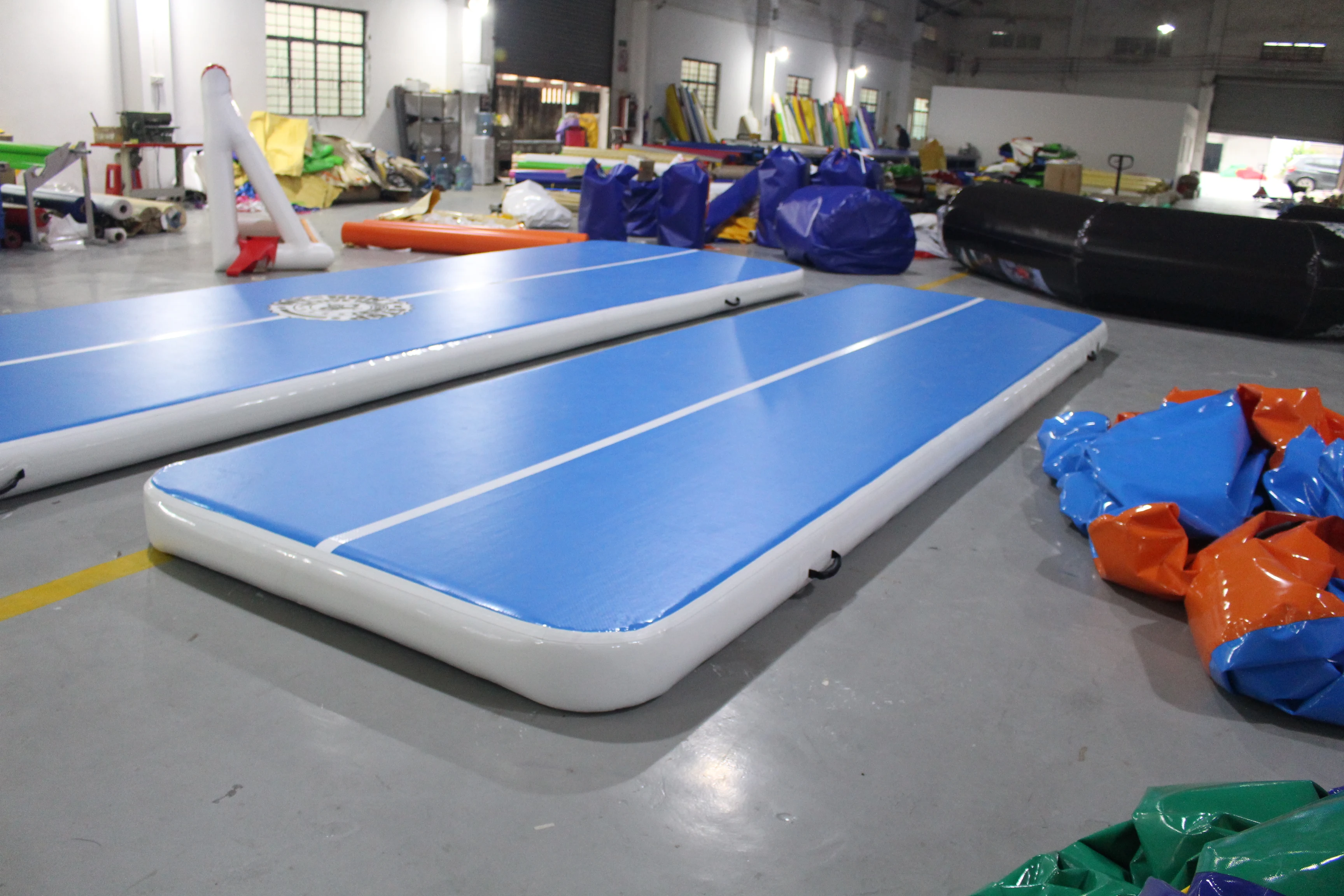 4m 5m 6m 8m 10m 12m Cheap Gymnastics Airtrack Floor Tumbling Inflatable air  Track for Gym