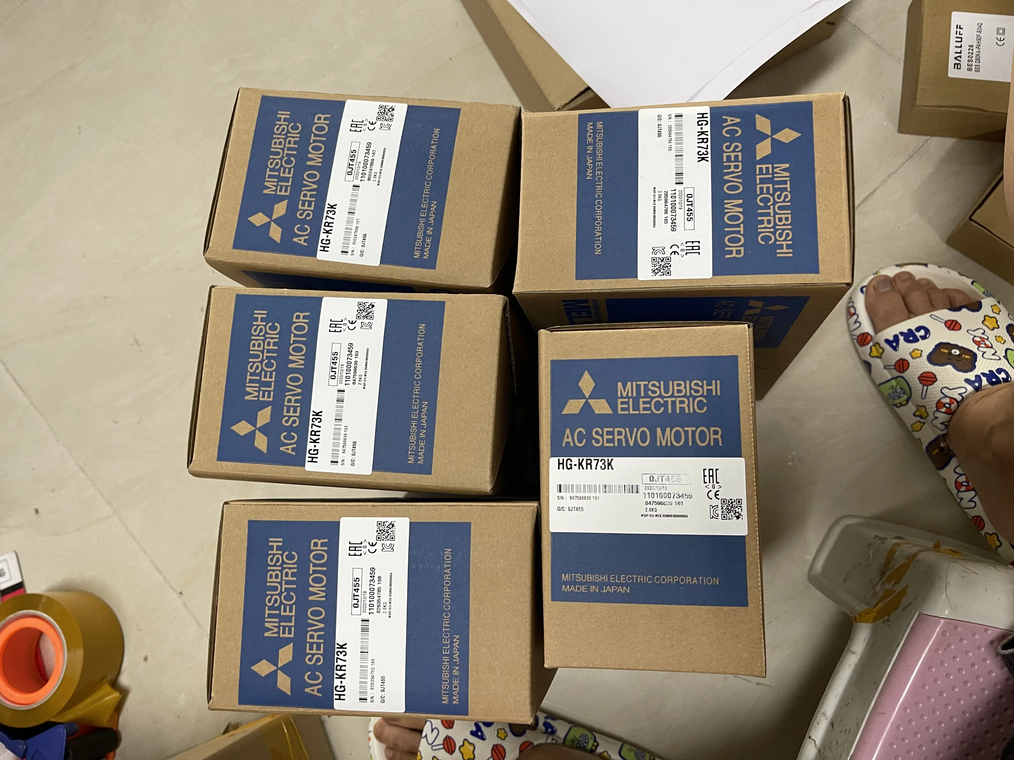 Mitsubishi AC Servo Motor HG-KR73K