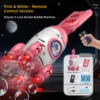 Rocket car bubble machine-remote control version-pink