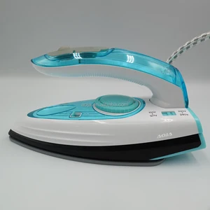 AOJA Dual Voltage 110-240V Ceramic Steam Iron with Vertical Steam and 1.5m Power Cord for Hotel & Home Use