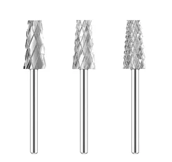 Hot selling gold nail dril bit Tungsten Carbide Nail File Drill Silver Manicure Bits