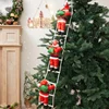 Papá Noel (escalera para tres personas de 25 cm)