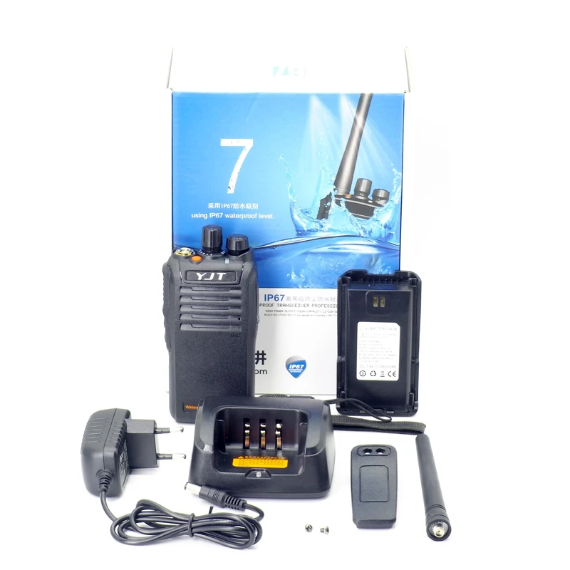 Long Range Waterproof IP67 VHF Two Way Radio 15 20KM Swimming Coach 10W Walkie Talkie K102