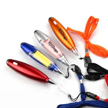 Multifunctional Screwdriver LED Light Ballpoint Pen Mini Short with Keychain Luminous Capacitor Tool Pen YJEL0092