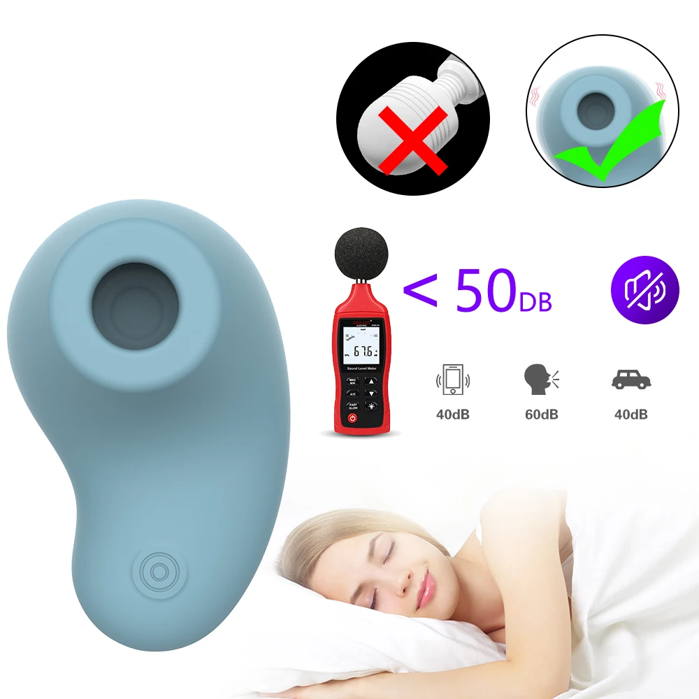 Rechargeable Waterproof Mini Vibrators Frequency Suction Sex Toys for Men Women Ladyboys Shemales