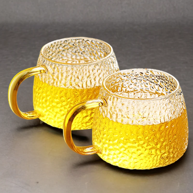 Drinkware 400ML Borosilicate Glass Cup Coffee Mug Nice Drinking Cup with Special Handle