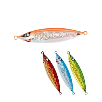 150/200/250g 3D Hollow Luminous Lead Bait Slow Jigging Metal Plate Artificial Lure Octopus Red Mackerel Cross-Border – Metal Jig – view 3