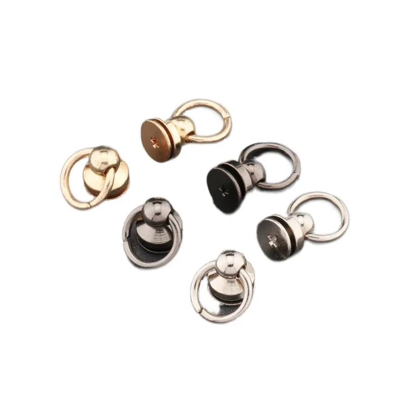 Высококачественный чехол для мобильного телефона из латуни с заклепками и кольцом