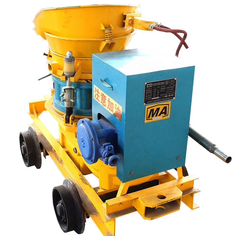 Diesel Wet Mix Guniting Machine Mini Portable Air Shotcrete Spraying Hydraulic Wet Concrete Shotcrete Machine