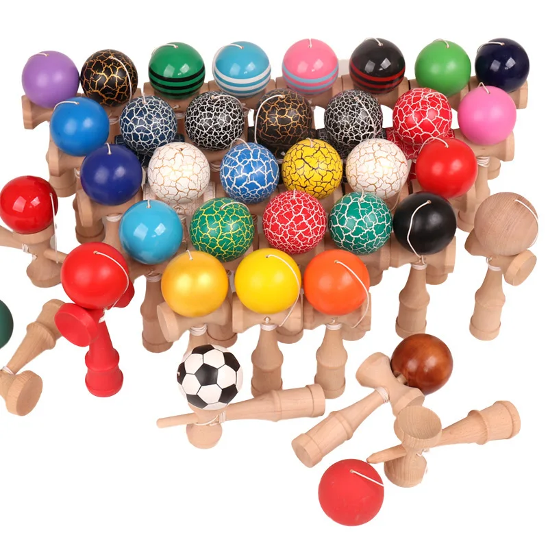 Hot Sale Toddler Sword Ball Hand Eye Coordination Education Toys Outdoor Sports Games Kids Wooden Kendama Toy