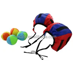 Creative Outdoor Kids Playing Target Throw Ball Set Soft Sticky Ball Toss Game Target Heads Game