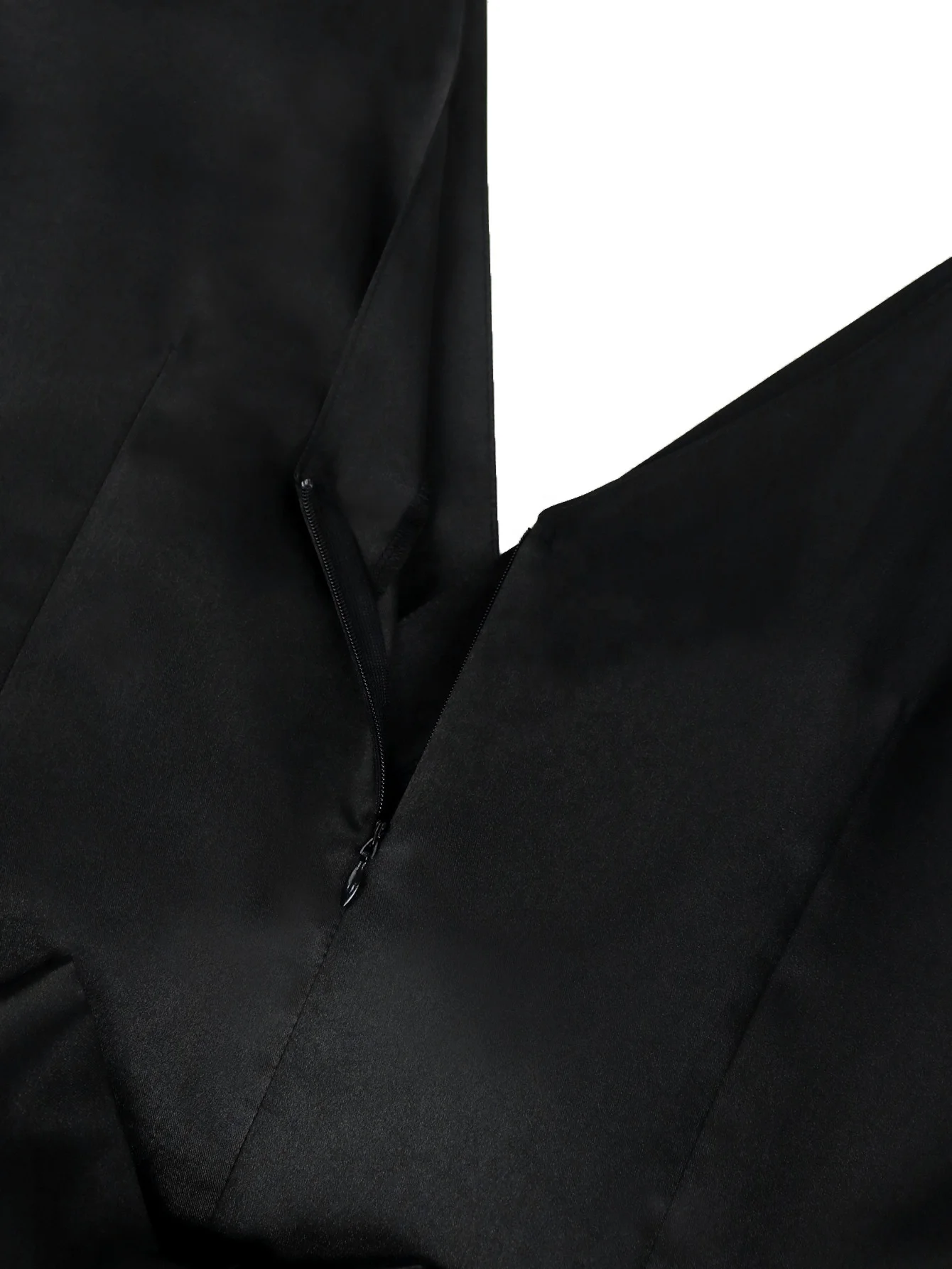 black leather long sleeve dress Neva Faux Leather Dress M main image 1