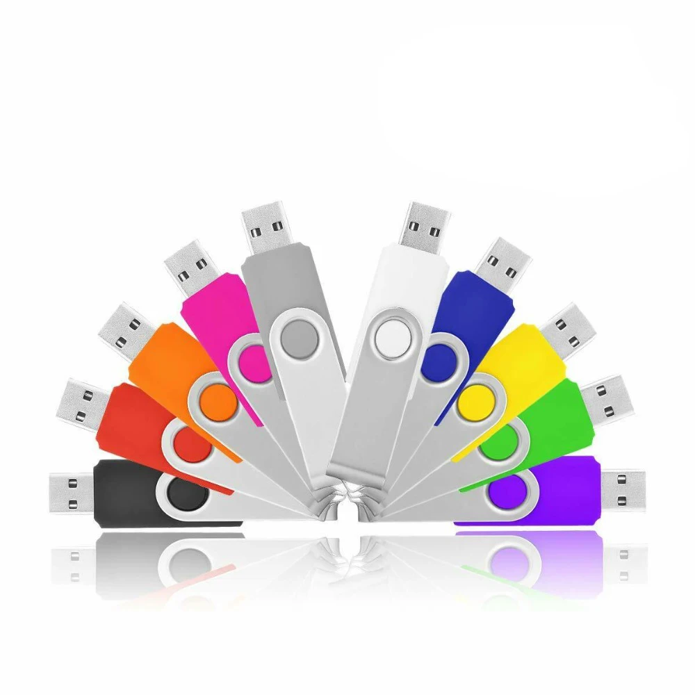 Wholesales Swivel Twist USB Flash Drive Pen Drive OEM Customized LOGO Memory Stick Flipper USB Stick