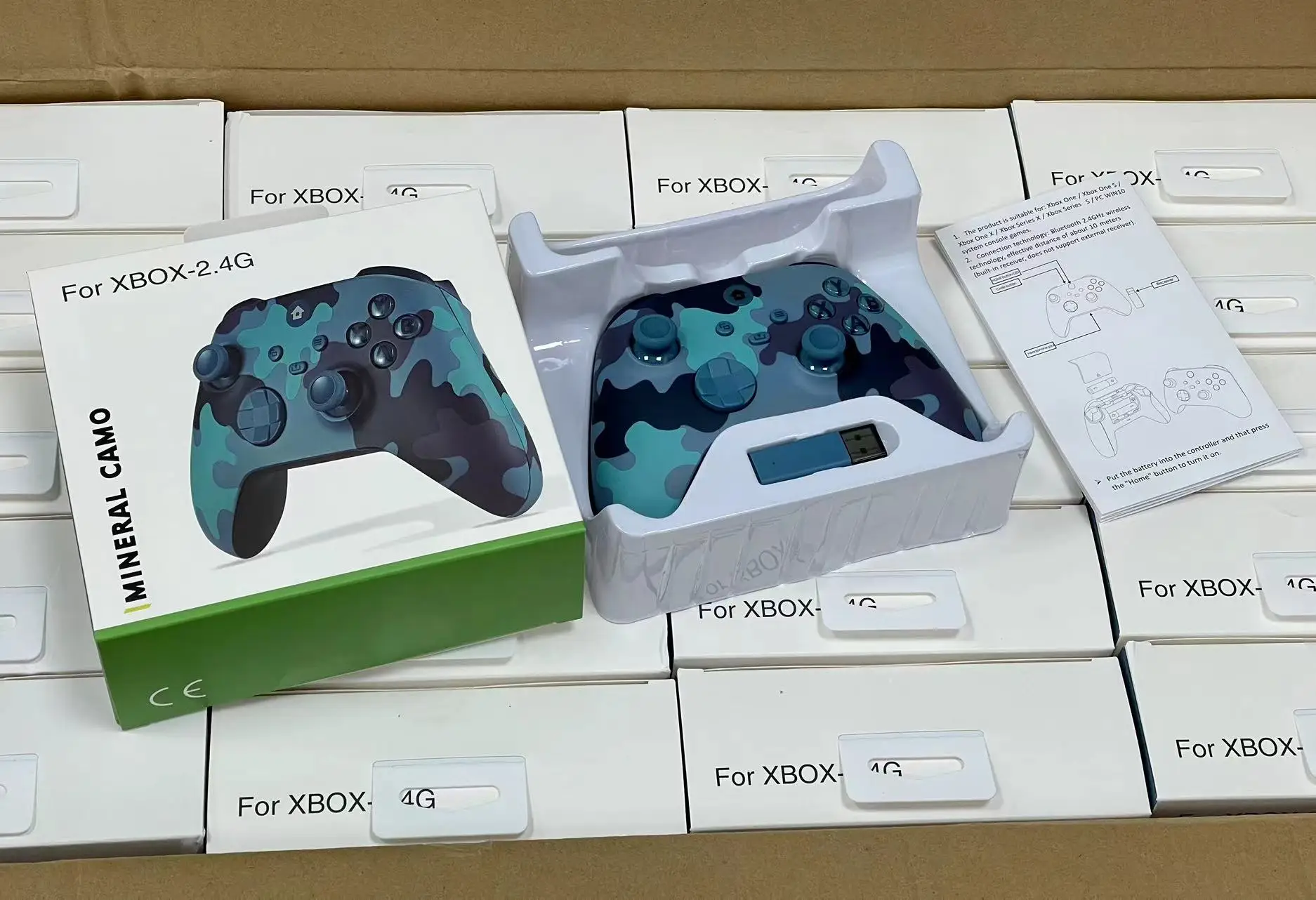 2.4G Wireless Controller for Xbox One S - Dual Vibration
