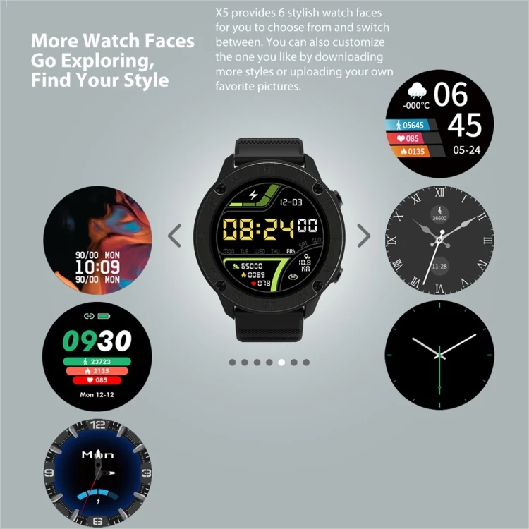 Blackview - Smartwatch X5 - IP68. 1,3'' Tft Lcd. Ram 256KB / Flash