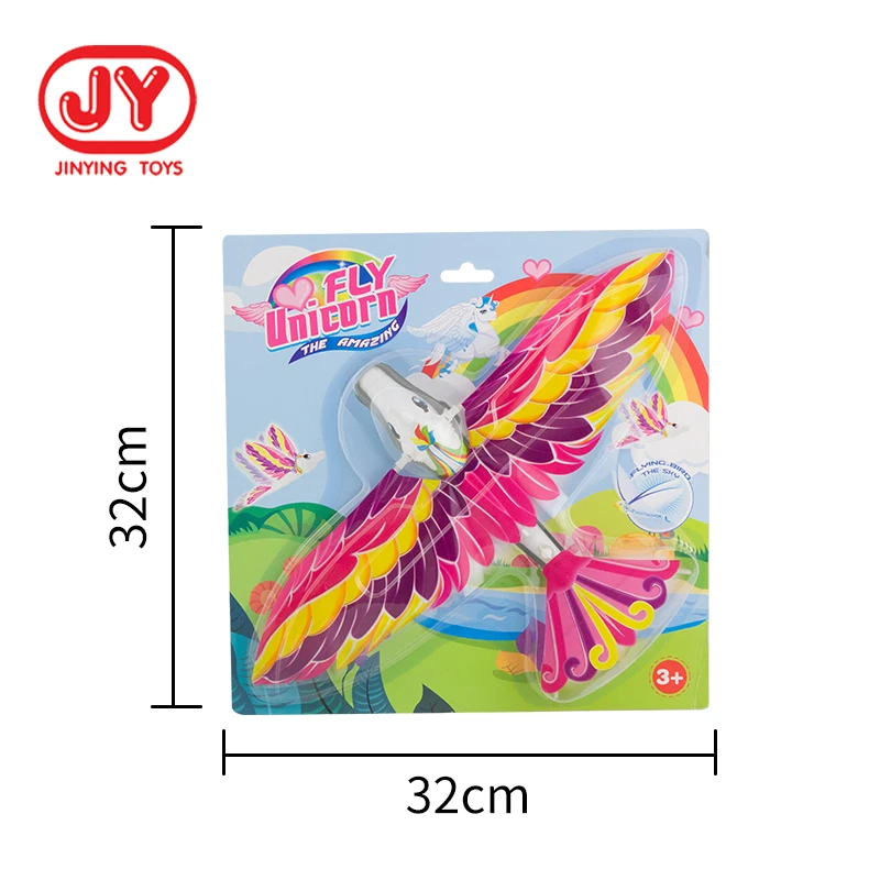 Fly Wind Up Unicorn Toy Funny Colorful Flying Unicorn Smart Outdoor Toy