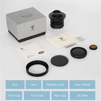 TTArtisan 7.5mm F2.0 APS-C Fish Eye Lens Large ApertureCompatible with E/X/M/M43/L/Z/R-Mount Camera product image