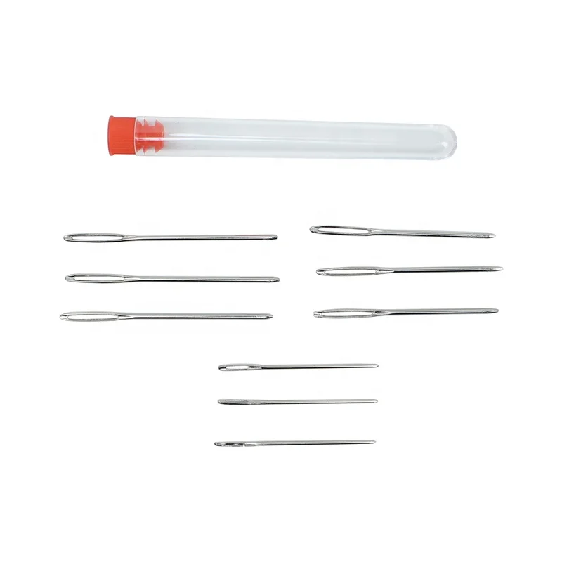 9PCS Sewing Needles Large Eye Hand Blunt Needle Embroidery Darning