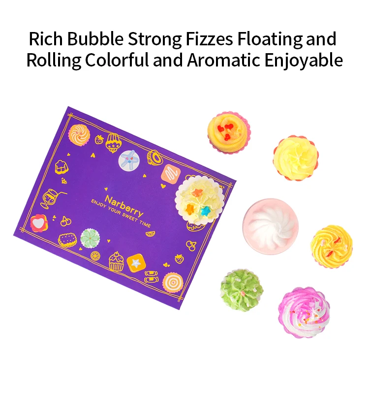 Customized Luxury Bath Supplies Fizzy Cbd Bubble Handmade Bath Bombs For Kids Cupcake Bath Bombs