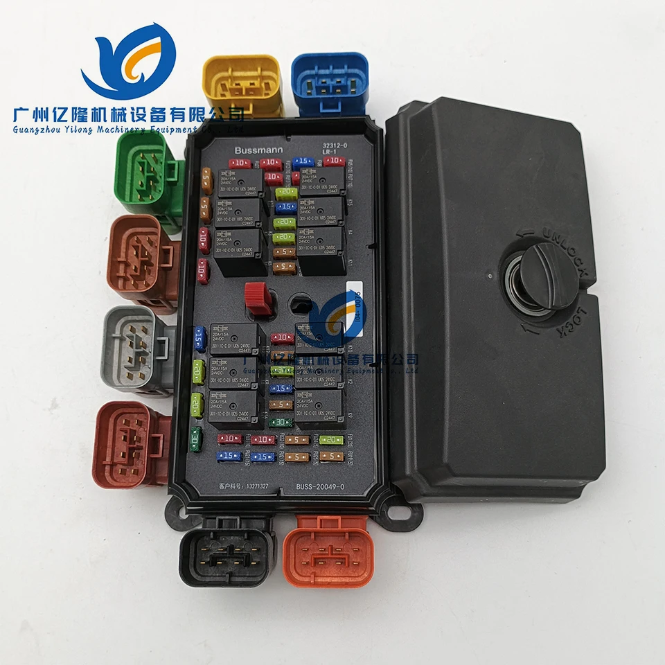 Original Integrated Box SY365 SY485 SY550 Excavator Fuse Box 24V Power Supply Integration Box 13271327