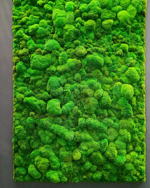 Wholesale Green Emulational Moss Grass Wall Panel Artificial Turf Grass Rug For Wall Background Decoration