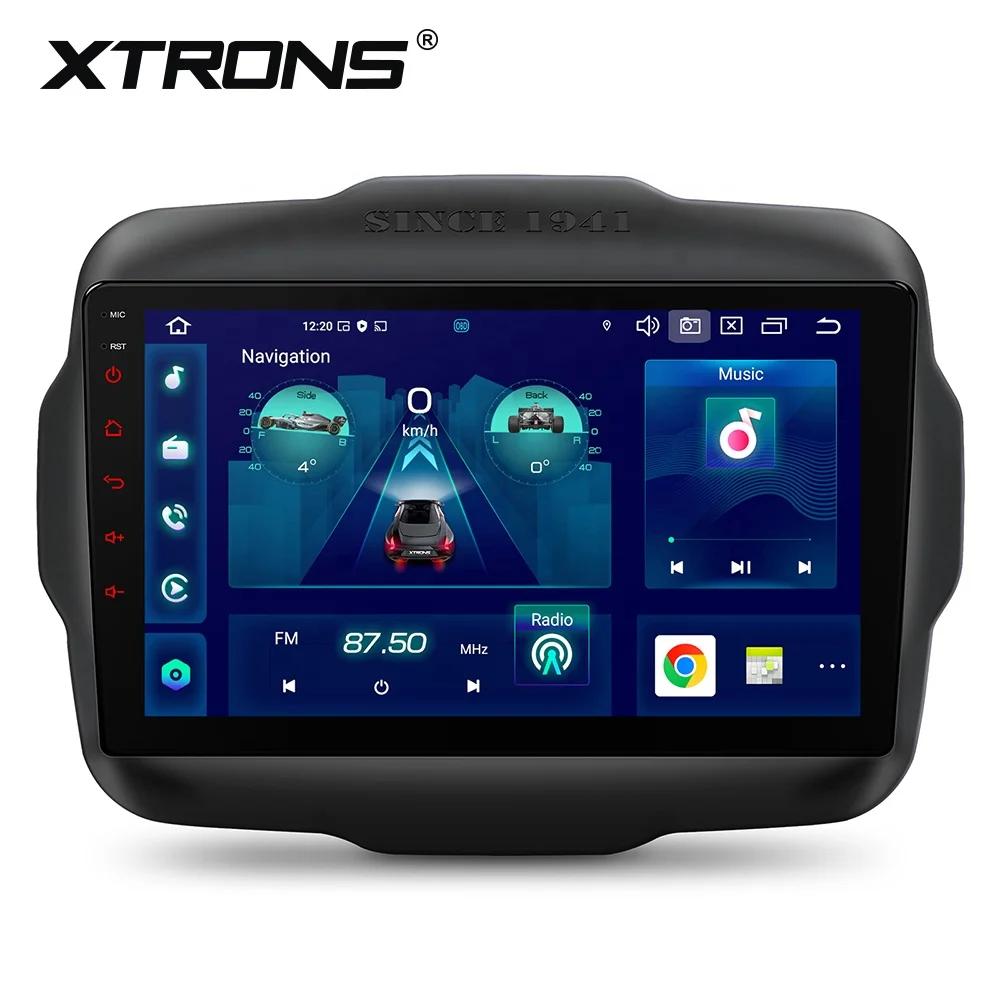 XTRONS 9 Inch 4+64GB for Jeep Renegade Android 14 Car Stereo Multimedia Player Built-in DAB AKM DSP Global 4G IPS Gyroscopes