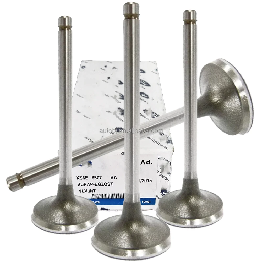 9S4Z-6507-A Intake Exhaust valve for Valvulas Admision Escape Ford Fiesta Power Max Move 1.6 XS6E-6505-BB 9S4Z6507A 9S4Z-6507-BA