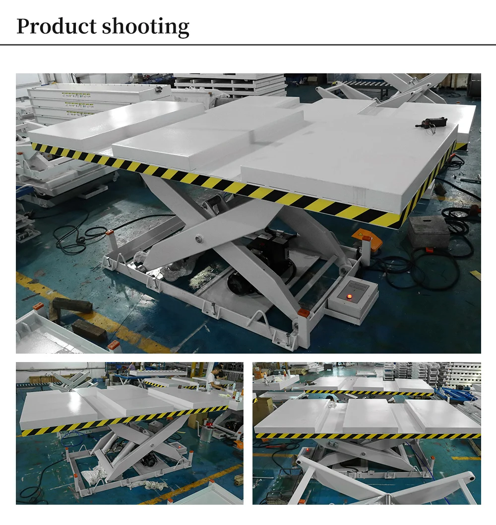 Hongrui Custom Heavy Duty Goods Lift Platform, 3Ton Stationary Lift Table Platform Scissors Lift Table supplier