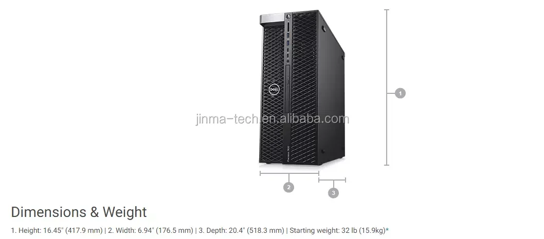 8GB Precision 7820 Tower Workstation 1.8GHz 3