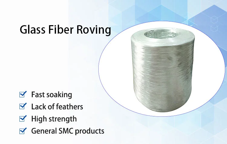 E-glass Type E Glass Fiber Roving 1200/2400/4800 Tex Fiberglass Twist ...