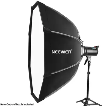 Neewer 35.4 Inches/90 Centimeters Foldable Octagonal Softbox With Bowens Mount Speeding, Carrying Case for Speedlite Studio detail image