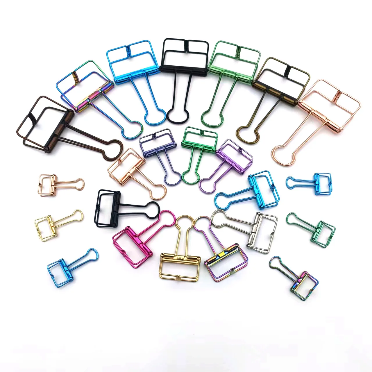 Разноцветные зажимы для бумаги дома офиса поставщика школьных аксессуаров многофункциональный металлический