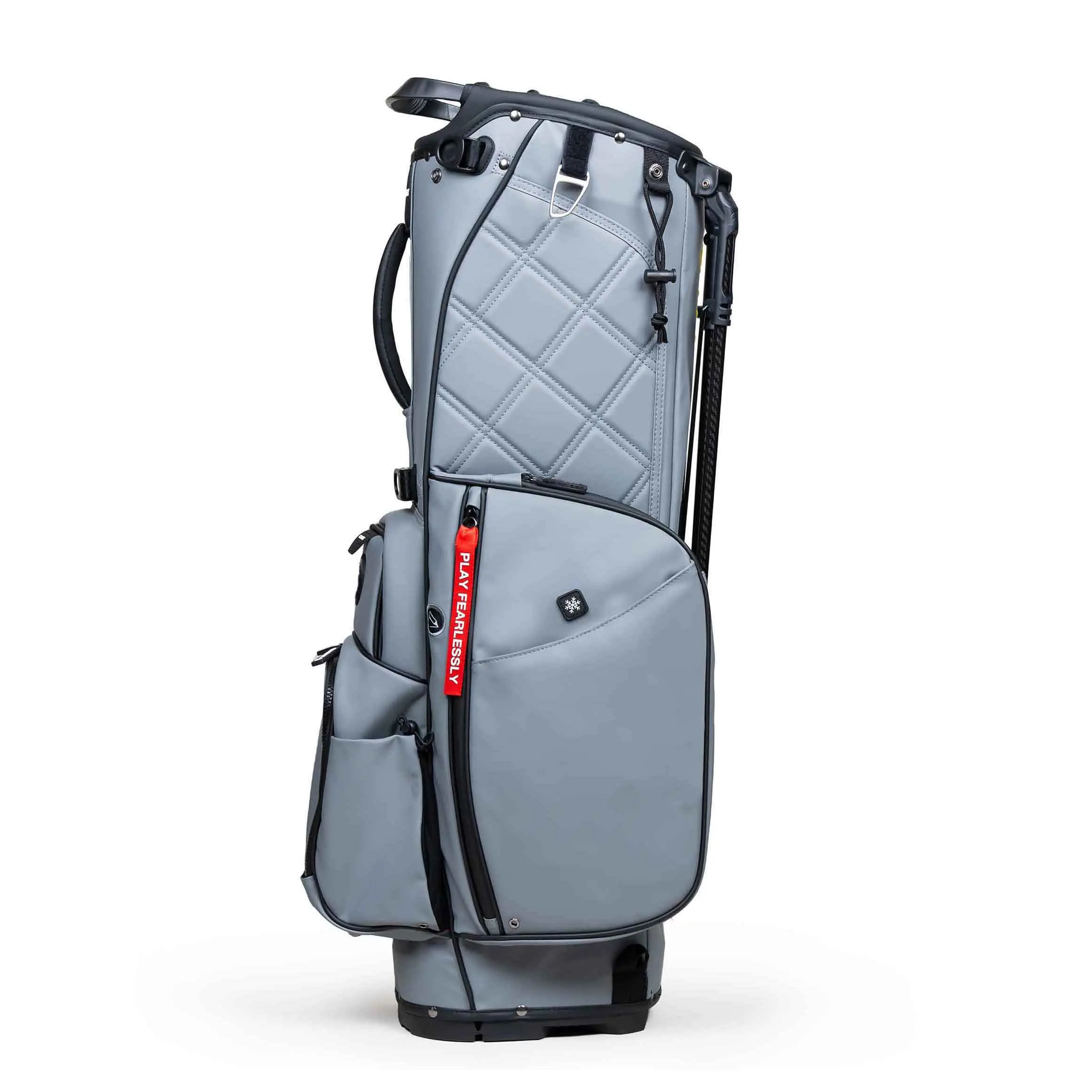 Mikaka 714 Dividers Golf Bags For Men Leather Custom Golf Bags Golf