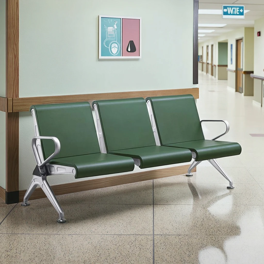 Steel Thickened Modern Seating Modules for Hospital and School Outdoor Public Spaces 5