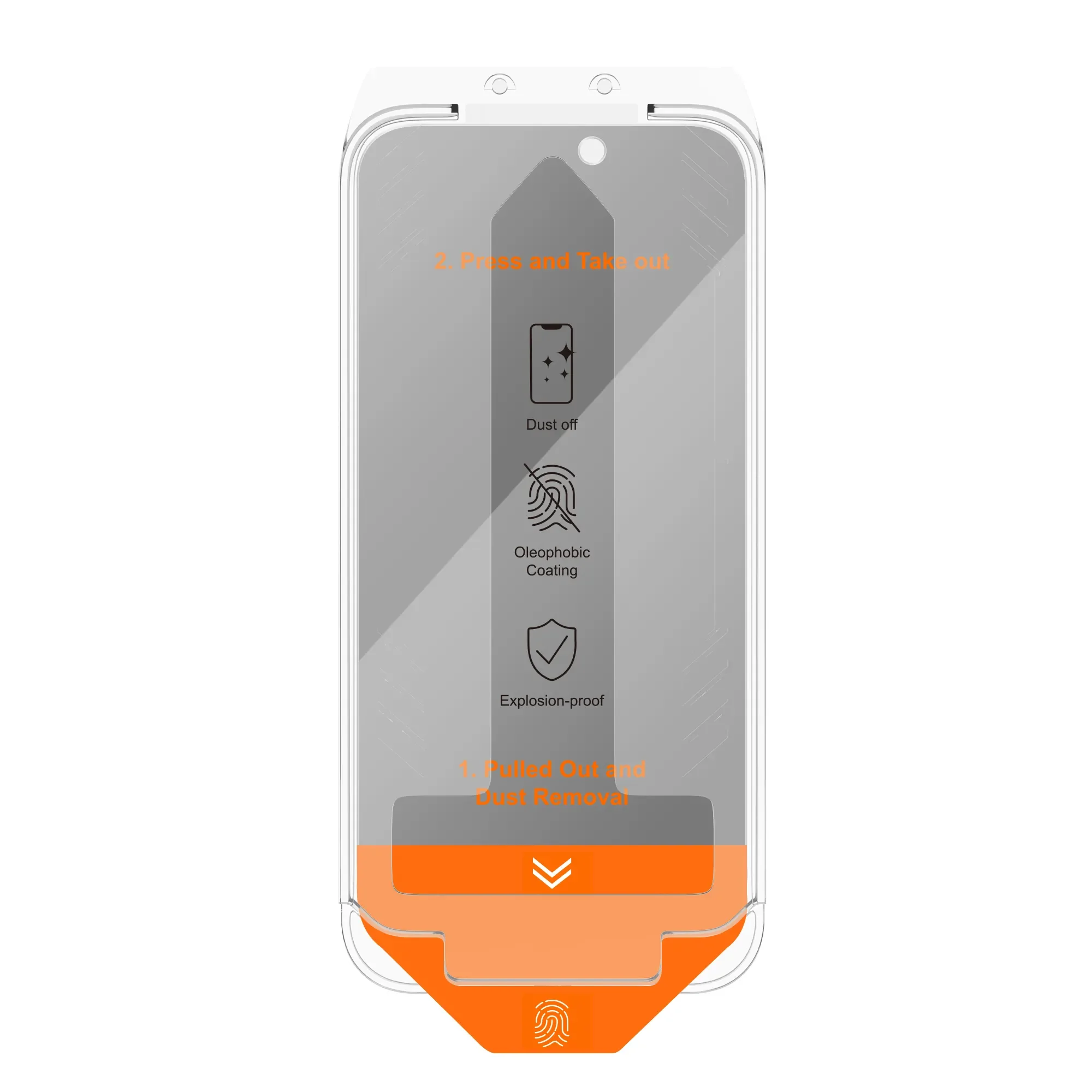 Grade AAA 0.33mm Thick Tempered Glass Screen Protector for Samsung for Galaxy S24 Series with Auto Alignment Tool Fingerprint Un