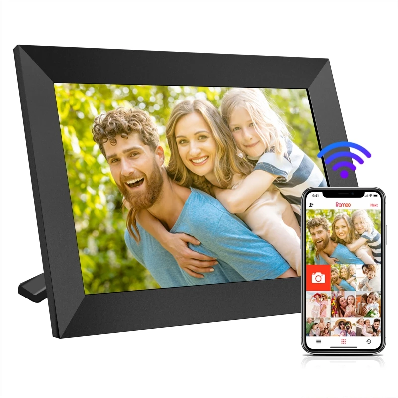 Factory Price 10.1 Inch Cloud Wifi LCD Share Video Album FrameO Free Download Digital Photo Picture Frame