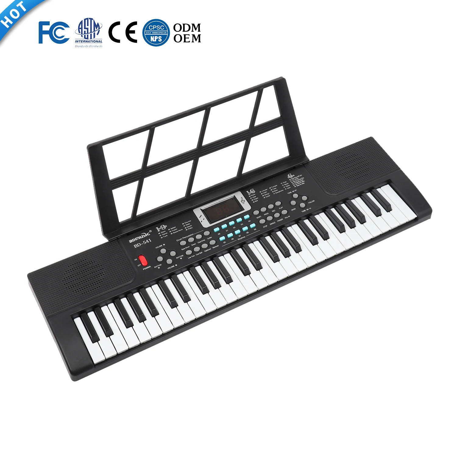 54 keys  toy Keyboard Toy Musical Instrument toy Piano Electronic Organ For Children