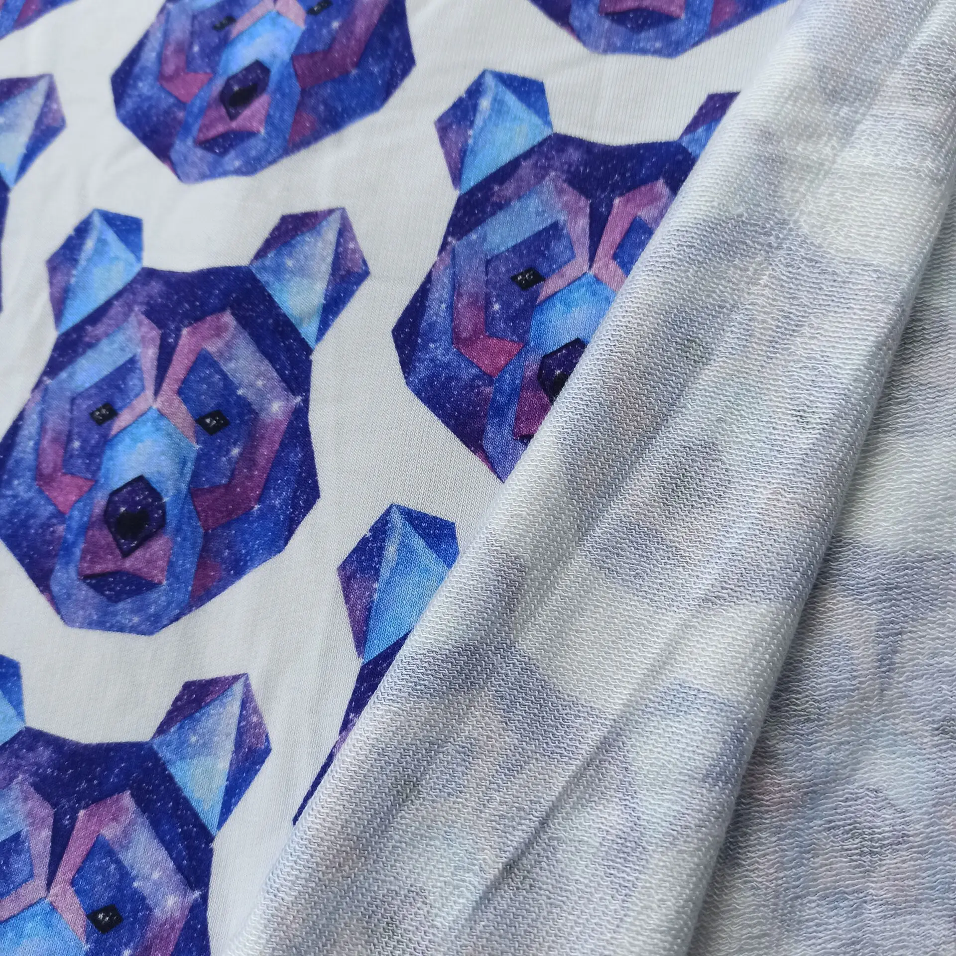 Лучшее качество, принт для собак, 95% бамбук, 5% спандекс, тяжелая футболка из бамбука, французская махровая ткань для детей