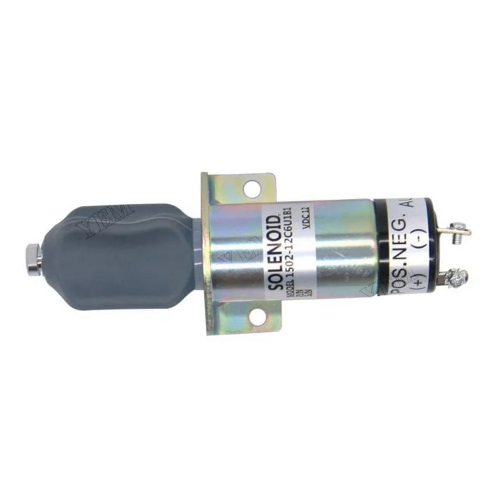 12V 3 Terminals Shutdown Stop Solenoid 2848231 for Perkins Engine 4.108 4.165 T6.3544 6.3544 5