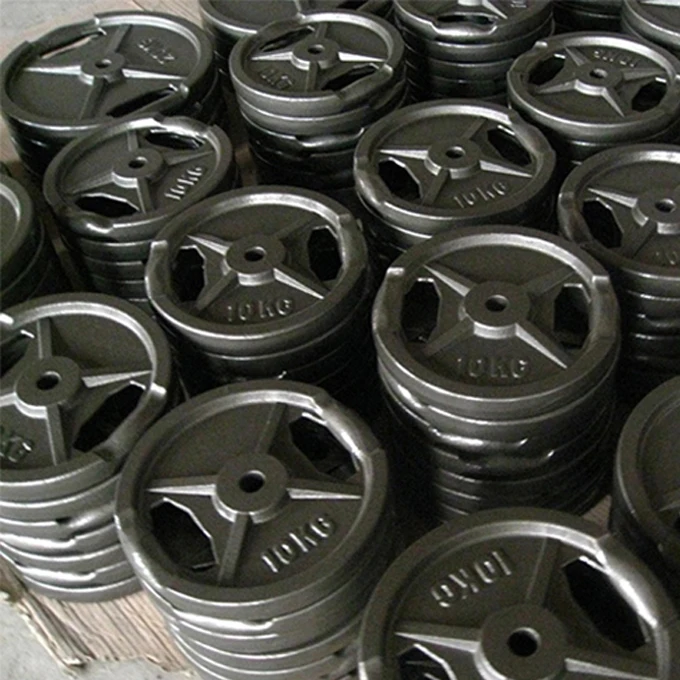 Black Or Gray Painting Cast Iron Weightlifting Weight Plate Buy Cheap