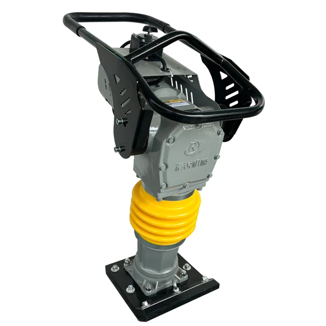 83 кг 14KN двойной воздушный фильтр бетонный Вибрационный уплотнитель почвы трамбовочный трамбовщик/Электрический цена